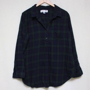 Old Navy Maternity size L Plaid Flannel top EUC